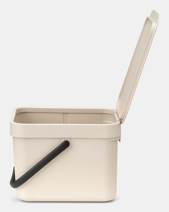 Brabantia Sort & Go Abfallbehäl. Soft Beige 6 L