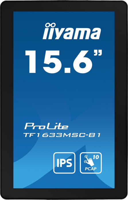 EAN 4948570122530 - iiyama ProLite TF1633MSC-B1 pantalla para PC 39,6 cm (15.6") 1920 x 1080 Pixeles Full HD Pantalla táctil  imagen 3