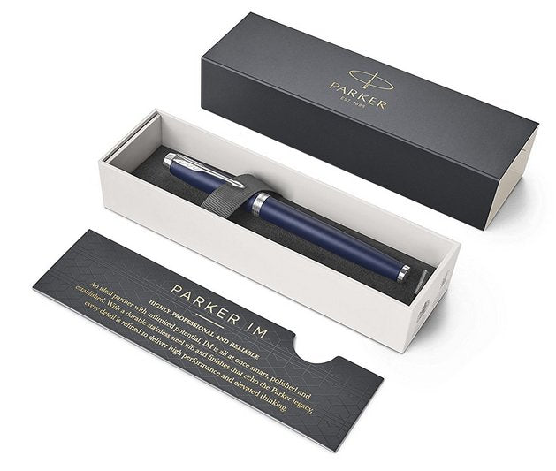 EAN 3501179316543 - Parker IM pluma estilográfica Sistema de carga por cartucho Azul 1 pieza(s) imagen 4