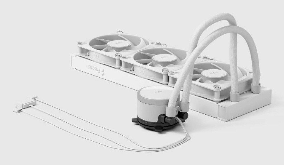 EAN 7340172714705 - Fractal Design Radius 360 RGB White Procesador Sistema de refrigeración líquida todo en uno 12 cm Blanco  imagen 4