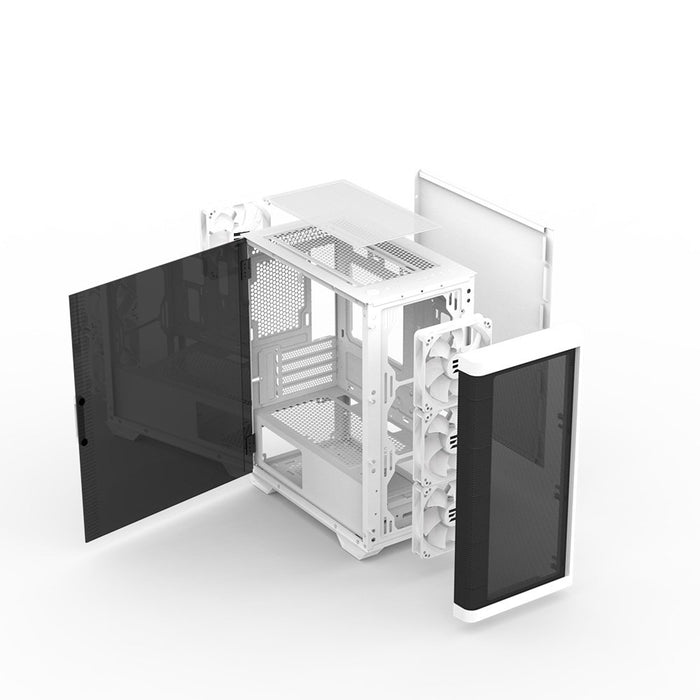 EAN 8809213763410 - Zalman M4 WHITE carcasa de ordenador Mini Tower Negro, Blanco imagen 10