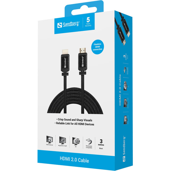 EAN 5705730508998 - Sandberg 508-99 cable HDMI HDMI tipo A (Estándar) Negro imagen 4