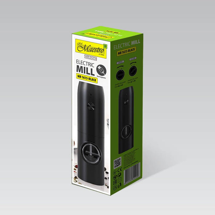 Mlynek Elektryczny Usb Maestro Mr-1615-Black