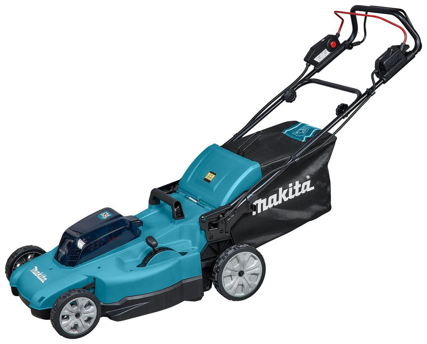 EAN 0088381756877 - Makita DLM539PT2 cortadora de césped Cortacésped de empuje a gasolina Batería Negro, Verde imagen 2