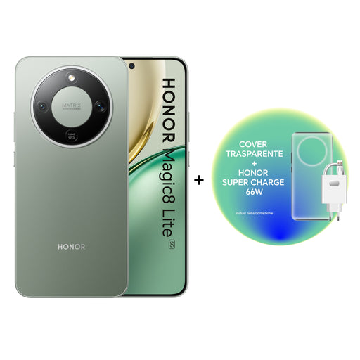 EAN 8034140502522 - Honor Magic8 Lite 5G 17,2 cm (6.79") MagicOS 9.0 USB Tipo C 8 GB 512 GB 7500 mAh Verde imagen 1