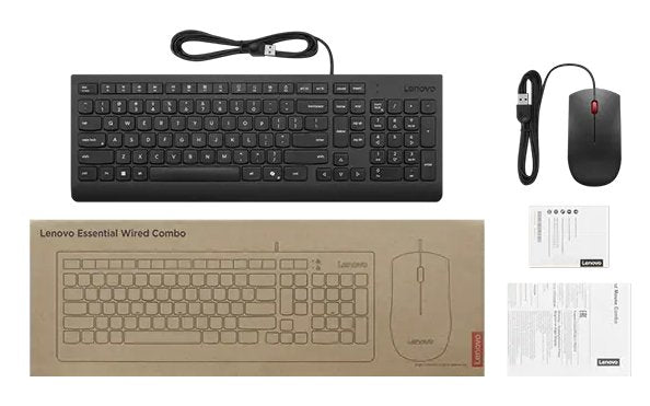 EAN 195892115250 - Lenovo 4X31R64409 teclado Ratón incluido Universal USB Danés Negro imagen 4
