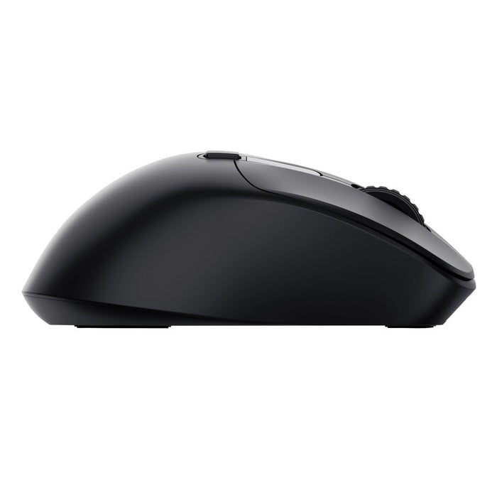 Mouse Trust Wireless Zevo Bt/2.4ghz 6 Botones 1200-3200dpi Recargable Color Negro.