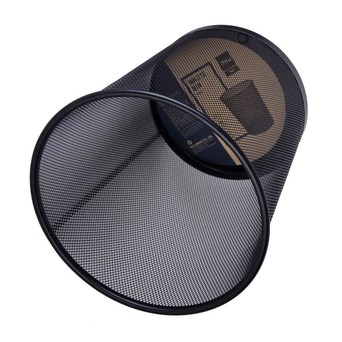 Deli Papelera Mediana Metalica 266x218x280mm Negro
