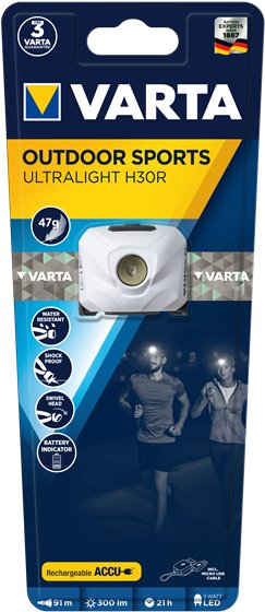 EAN 4008496996957 - Varta ULTRALIGHT H30R Blanco Linterna con cinta para cabeza LED imagen 2