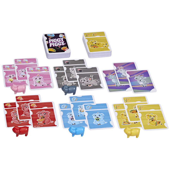 EAN 5010996224507 - Hasbro Gaming Piggy Piggy Juego De Cartas Familia imagen 5