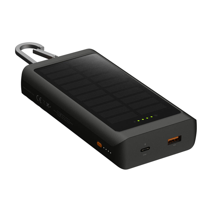 Xtorm Solar Powerbank 20w 10.000mah+Taschenlampe Schwarz