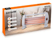 EAN 8436568813066 - THULOS ET-QH14 calefactor eléctrico Interior Blanco 1200 W Calefactor eléctrico de cuarzo imagen 4