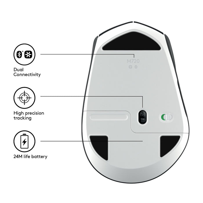 EAN 5099206065086 - Logitech 910-004791 ratón Oficina mano derecha RF Wireless + Bluetooth Óptico 1000 DPI imagen 14