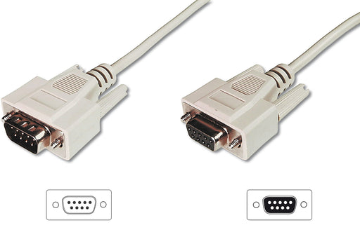 EAN 4016032301462 - Digitus AK-610203-020-E cable de serie Beige 2 m DB9 imagen 1