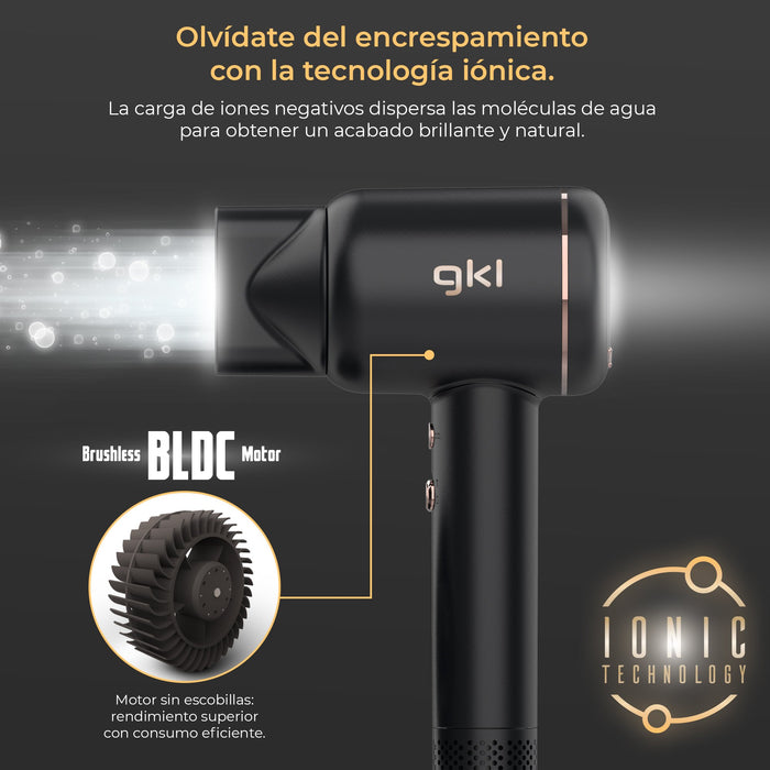 EAN 8426156017198 - Grunkel ONYX SMART secador 1600 W Negro imagen 2