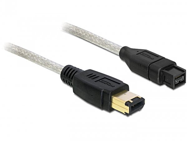 Delock Cable Firewire 9 Pin Macho > 6 Pin Macho 3 M