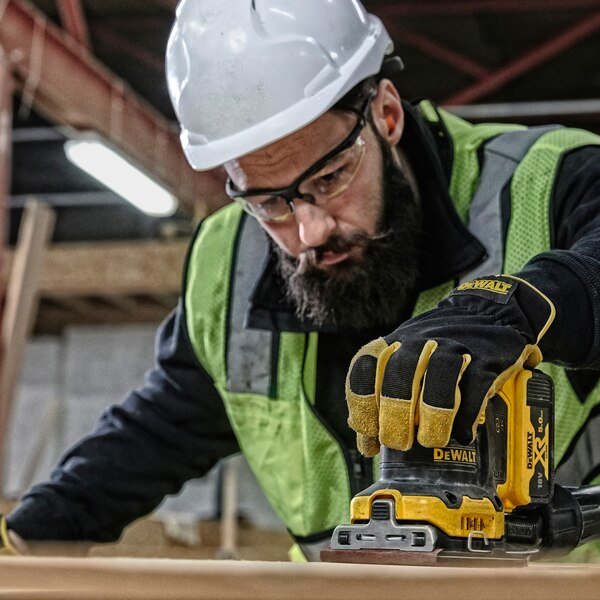 EAN 5054905284121 - DeWALT DCW200NT-XJ lijadora portátil Lijadora de hoja 13500 OPM Negro, Amarillo imagen 3