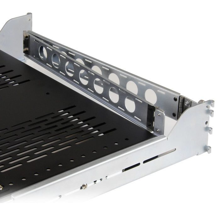 Startech.Com Estante Ventilado Deslizante De 2u Con Gestión De Cableado Y Profundidad Ajustable Para Rack 22 7kg Estante Para Bastidor Negro 2u 19" Para P/N: Rk1233bkm Rk2433bkm Rk2537bkm Rk3236bkf Rk4236bkb Rk4242bk24 Rk4242bk30