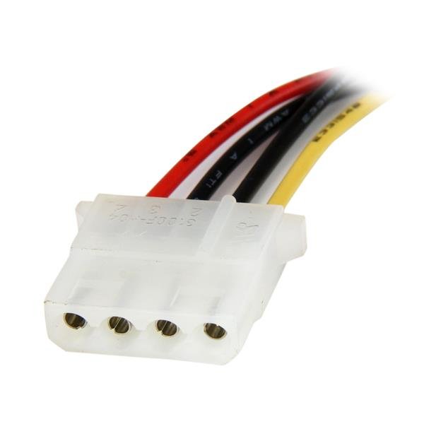 Startech Cable Alimentacion Molex Lp4 A Sata  H/M 0.30m Lp4satafm12