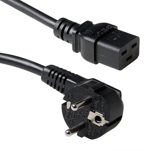 EAN 8716065326253 - ACT AK5186 cable de transmisión Negro 3 m CEE7/7 C19 acoplador imagen 1