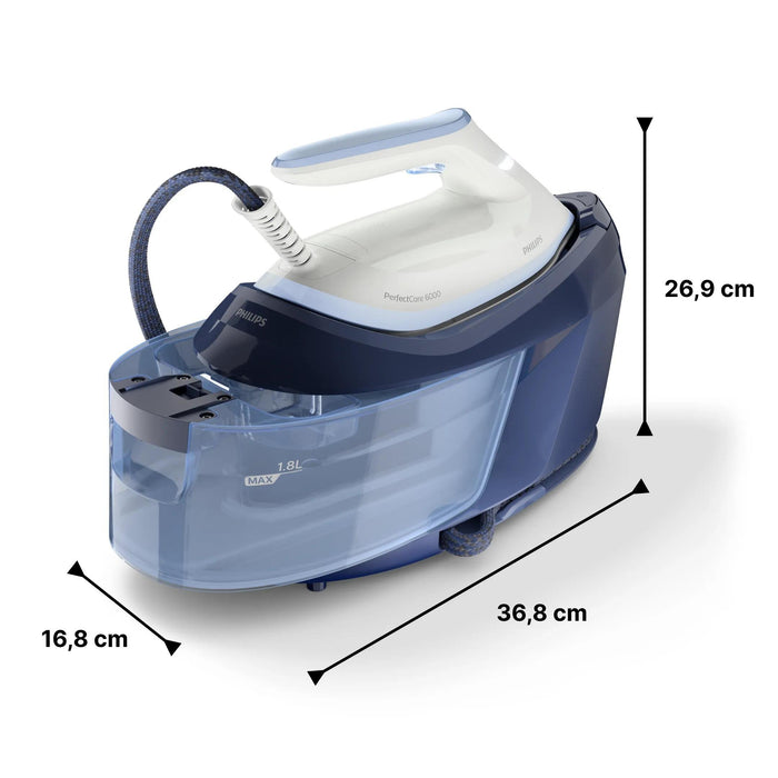 EAN 8720389015311 - Philips 6000 series PSG6026/20 estación plancha al vapor 2400 W 1,8 L Suela SteamGlide Plus Gris imagen 18