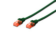 EAN 4016032387565 - Digitus DK-1617-0025/G cable de red Verde 0,25 m Cat6 U/UTP (UTP) imagen 1
