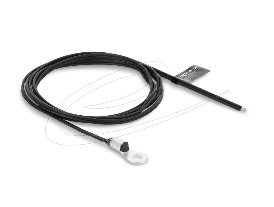Delock Temperaturfühler-Cable M4 Mit 2 X Offenen Cableenden Pvc Flach B25 50 3950k 1 M