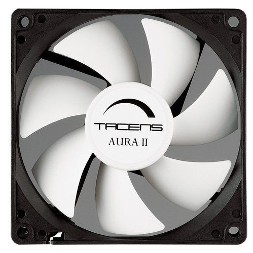 EAN 4710700954348 - Tacens Aura II 9cm Carcasa del ordenador Negro, Blanco imagen 1