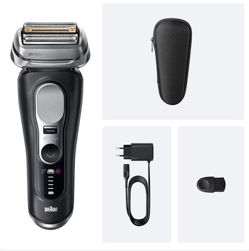 EAN 8700216554671 - Braun Series 9 Pro+ 9600s Máquina de afeitar de láminas Recortadora Negro imagen 2