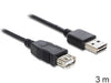 EAN 4043619833726 - DeLOCK EASY-USB 2.0-A - USB 2.0-A, 3m cable USB USB A Negro imagen 2