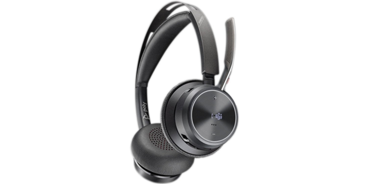 EAN 0199642700604 - HP Poly Voyager Focus 2-M USB-C-C Headset USB-C/A Adapter Charging Stand Poly+ 3years imagen 6