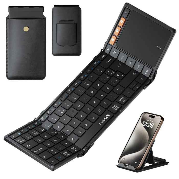 Tec. Protoarc Bluetooth Mini+Touchpad Plegable