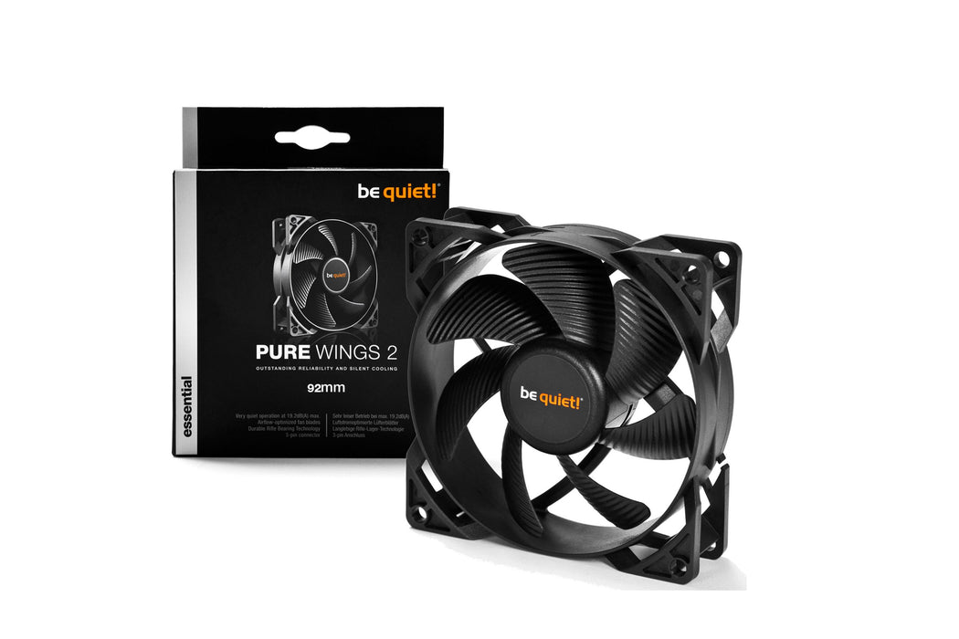 EAN 4260052183380 - be quiet! PURE WINGS 2, 92mm Carcasa del ordenador Ventilador 9,2 cm Negro imagen 2