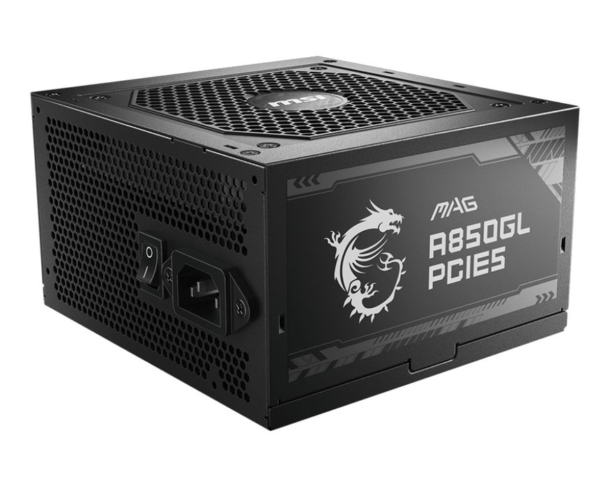 EAN 4711377084253 - MSI MAG A850GL PCIE5 unidad de fuente de alimentación 850 W 20+4 pin ATX ATX Negro imagen 1