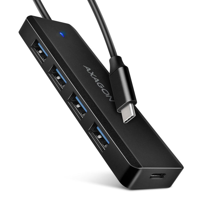 EAN 8595247907684 - Axagon HUE-C1C hub de interfaz USB 3.2 Gen 1 (3.1 Gen 1) Type-C 5000 Mbit/s Negro imagen 1