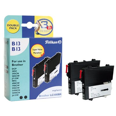 EAN 4018474107855 - Pelikan 4107855 cartucho de tinta 2 pieza(s) Negro imagen 1