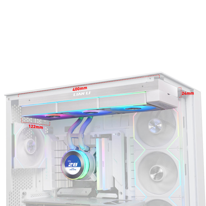 EAN 4718466018007 - Lian Li GA II Hydroshift II LCD-C 360CL Procesador Sistema de refrigeración líquida todo en uno 12 cm Bla imagen 3