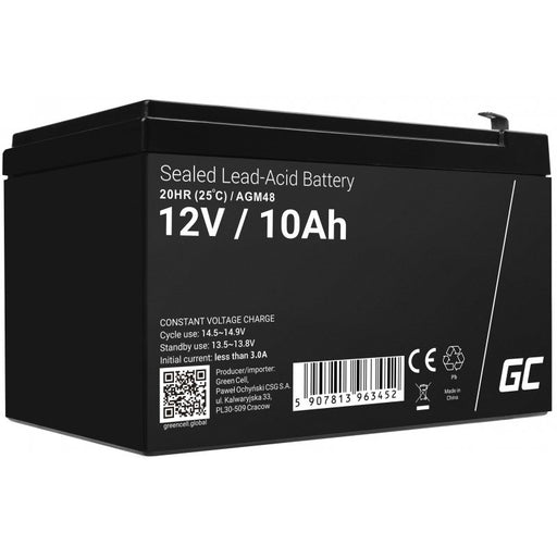 EAN 5907813963452 - Green Cell AGM48 batería para sistema ups Sealed Lead Acid (VRLA) 12 V 10 Ah imagen 1
