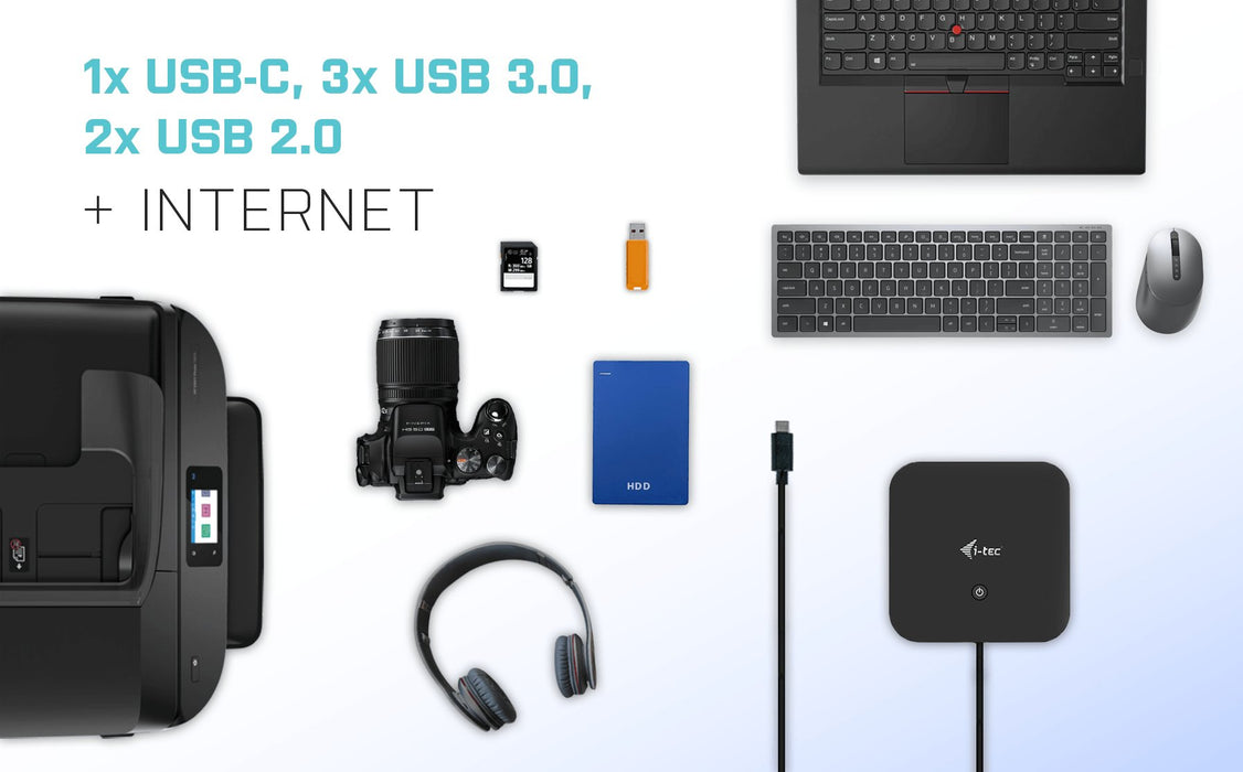 EAN 8595611703683 - i-tec C31DUALDPDOCKPD base para portátil y replicador de puertos Alámbrico USB 3.2 Gen 1 (3.1 Gen 1) Type imagen 15