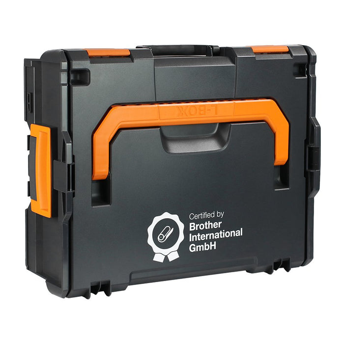 EAN 4262403288560 - Brother ZPTOUCHLBOXXKOMPL caja para equipo Portaaccesorios de viaje rígido Negro, Naranja imagen 6