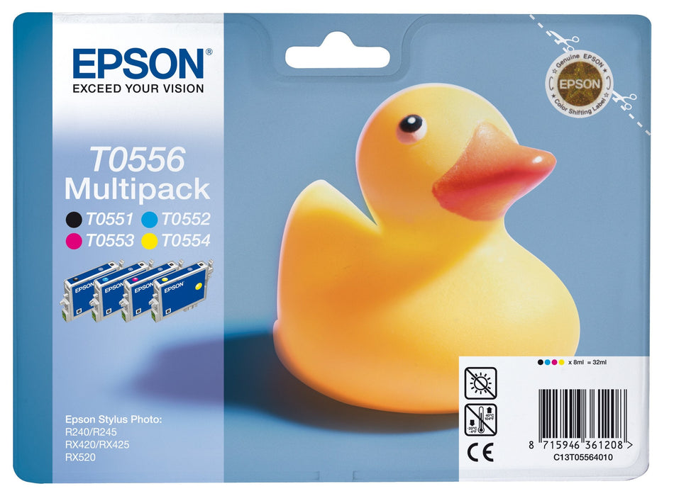 Multipack Cartucho Tinta Epson C13t05564010 Rx 420 4285 520 Pato De Goma