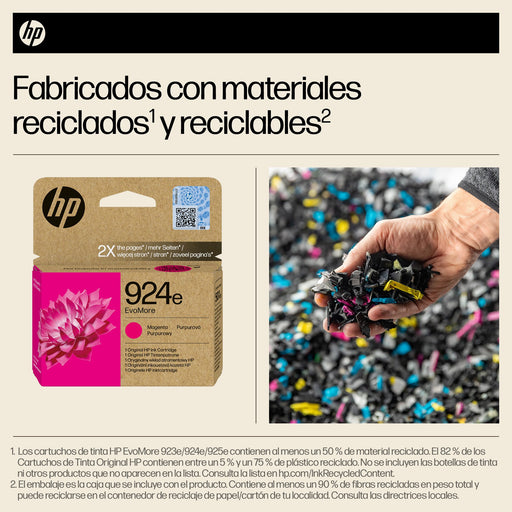 EAN 0199764687463 - HP 924e EvoMore Magenta Original Ink Cartridge cartucho de tinta 1 pieza(s) Alto rendimiento (XL) imagen 2