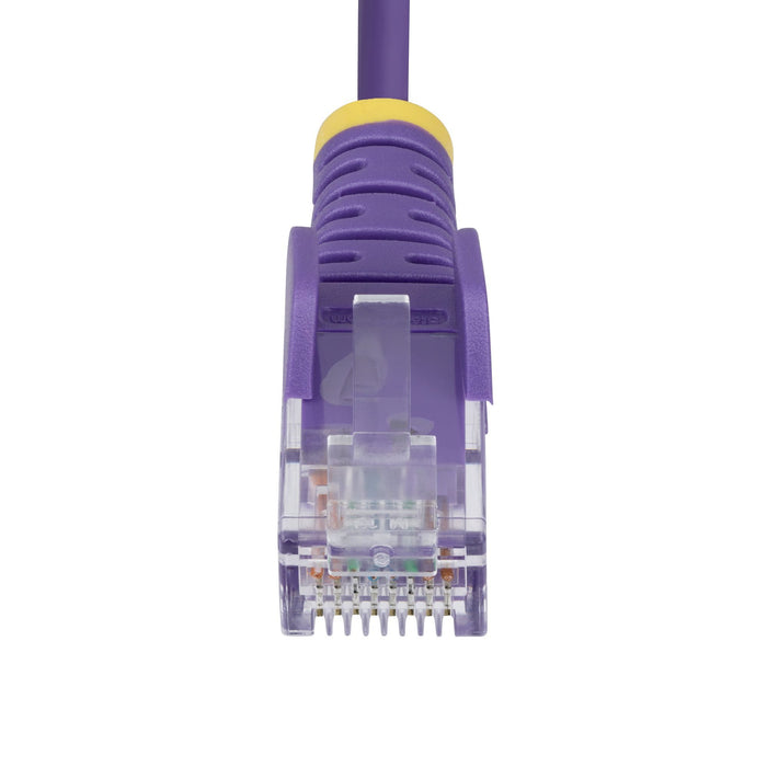 EAN 0065030918565 - StarTech.com N6PAT100CMPLS cable de red Púrpura U/UTP (UTP) Alrededor imagen 4