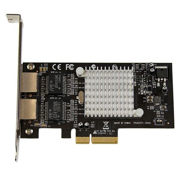 Startech Tarjeta De Red Pci Express Gigabit Ethernet Con 2 Puertos Rj45 Chipset Intel I350