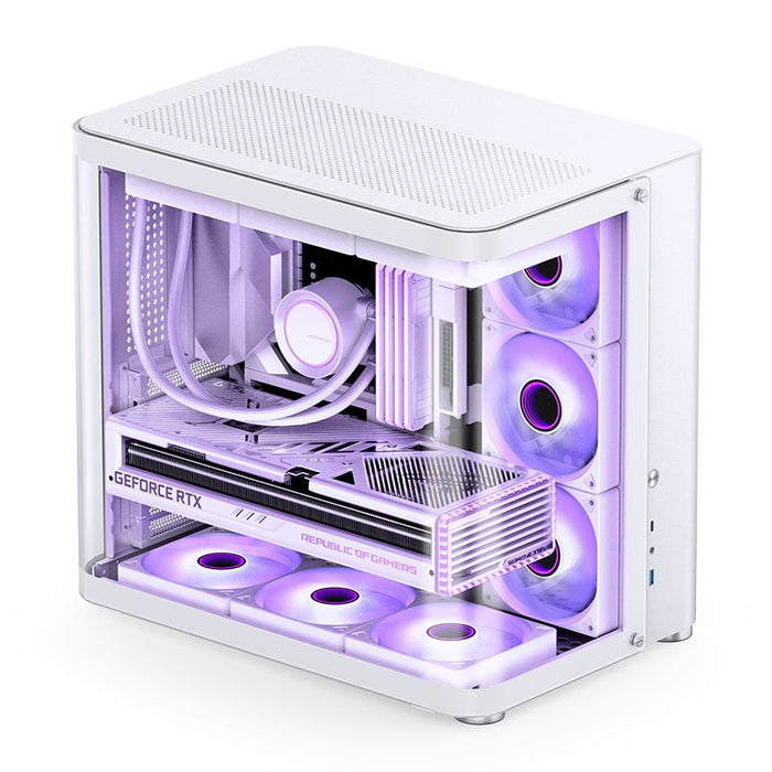 Jonsbo Tk-2 2.0 Midi-Tower, Temperojo Glass - Blanco