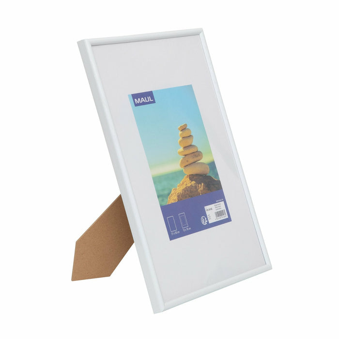 Maul Bilderrahmen Maulart Kunmmoff, 21 X 30 Cm, Blanco