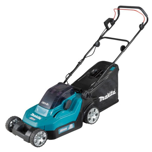 EAN 0088381891158 - Makita DLM382PT2 cortadora de césped Cortacésped manual Batería Verde imagen 1