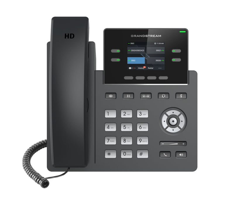 EAN 6947273702818 - Grandstream Networks GRP2612P teléfono IP Negro 2 líneas TFT imagen 1