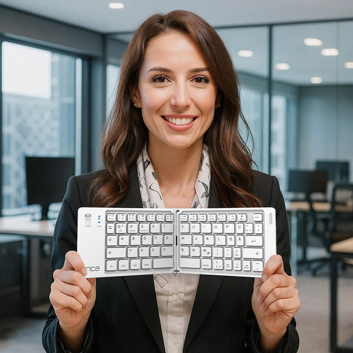 Inca Teclado Ibk-580bt Bt5.0, Faltbar, Schlank, Usb-C