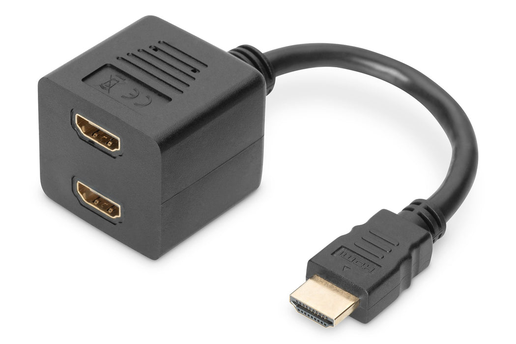 EAN 4016032296119 - Digitus AK-330400-002-S cable HDMI 0,2 m HDMI tipo A (Estándar) 2 x HDMI Type A (Standard) Negro imagen 1